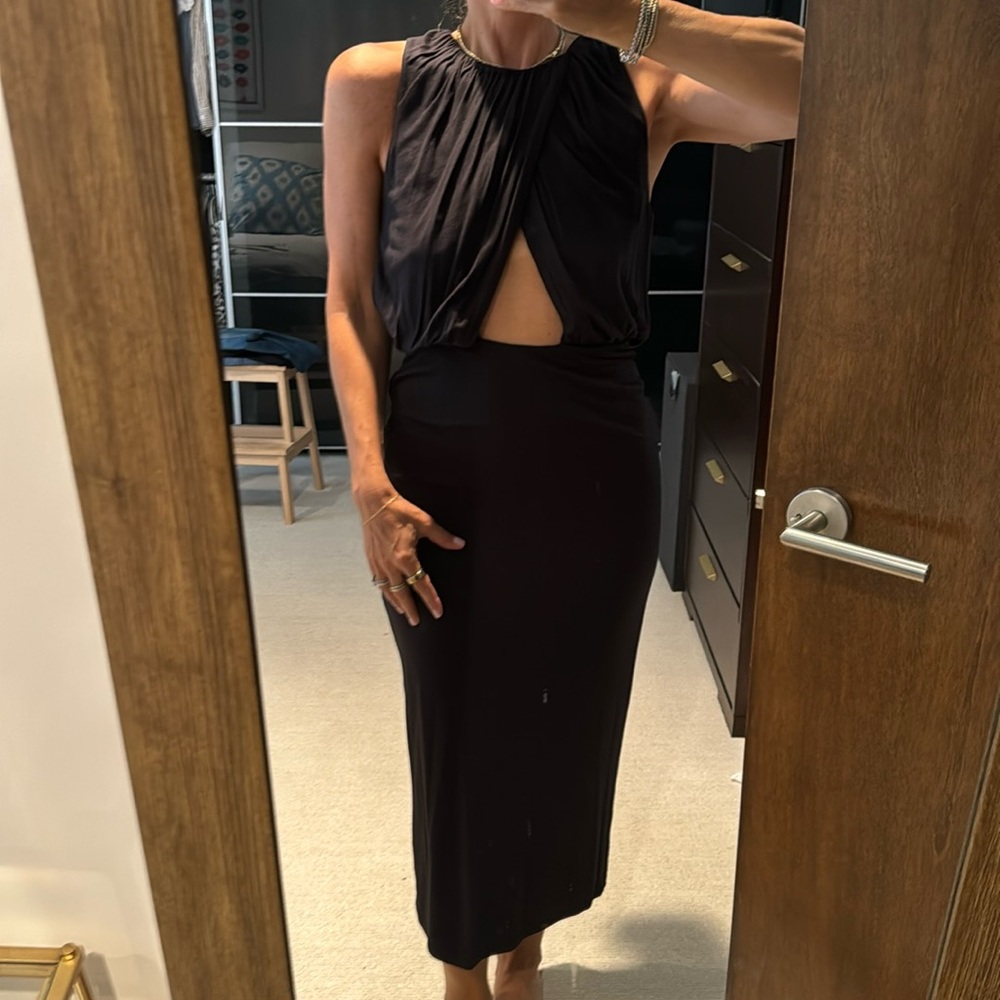 Mara Hoffman Black Sleeveless Dress